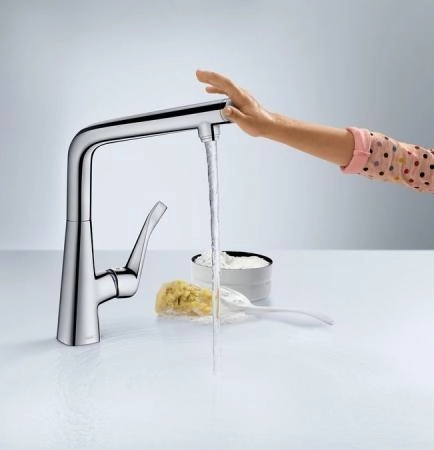 Смеситель для кухни Hansgrohe Metris Select 14883800 хром