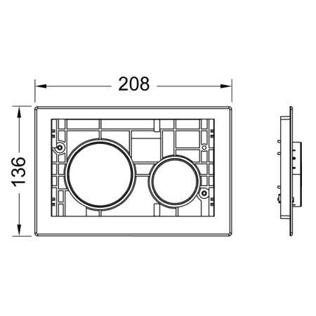 TECE Клавиши TECEloop, цвет - черный