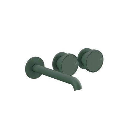 Gessi Origini Смеситель для раковины встраиваемый с изливом на 3 отв, цвет: Matte Agave
