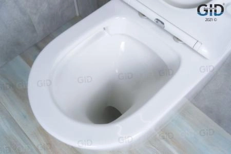 Унитаз Gid TRS-263 53 см приставной безободковый микролифт белый