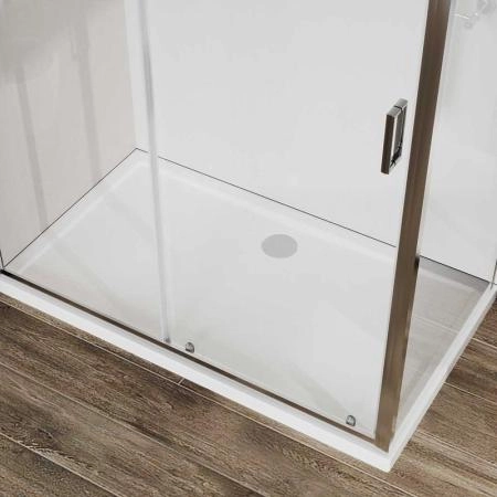 Душевой уголок Vincea City VSR-5CT9011CL, 1100*900, хром, стекло прозрачное
