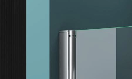 Душевая дверь BelBagno ALBANO 100 прозрачное стекло 6 мм профиль хром ALBANO-BS-13-30+70-C-Cr