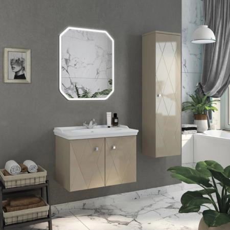 Шкаф-колонна Comforty Кремона-40 00-00001219 Латте