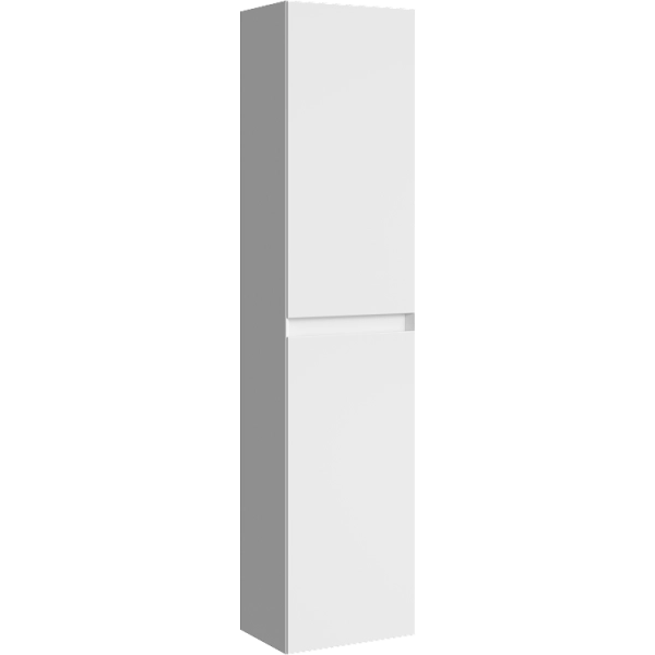 Подвесной пенал AQWELLA Geometria GE0535WM 35 см с двумя дверьми в белом цвете