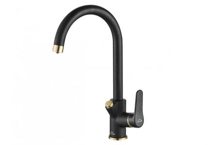 Смеситель для кухни ZORG Steel Hammer (SH 901 BLACK BR) бронза | черный