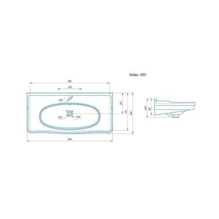 Тумба под раковину Corozo Манойр 105