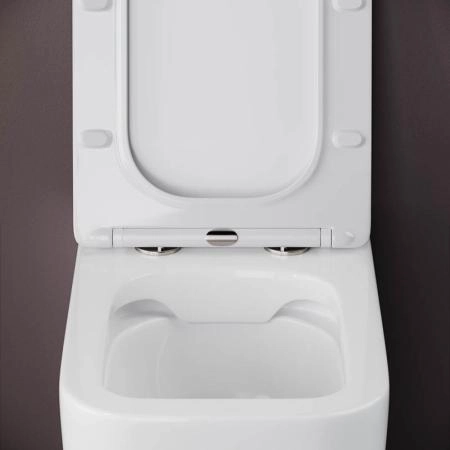 Унитаз Ceramicanova CUBIC Rimless CN1809 напольный с сиденьем SoftClose