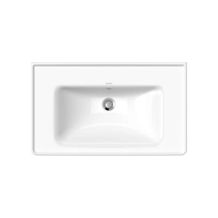 Duravit D-Neo Раковина 80х48см., без отв., накладная, с переливом, цвет: белый