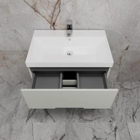 Тумба Style Line "Матис 70" ЛС-00002435 напольная под ASTI 70 (2 ящика), ОЛИВА, ЭМАЛЬ