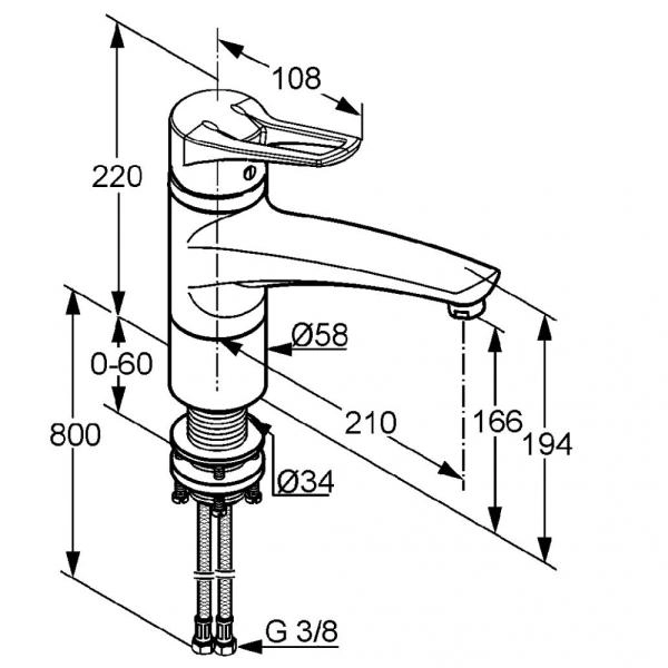 Смеситель Kludi MX 399340562 для кухни