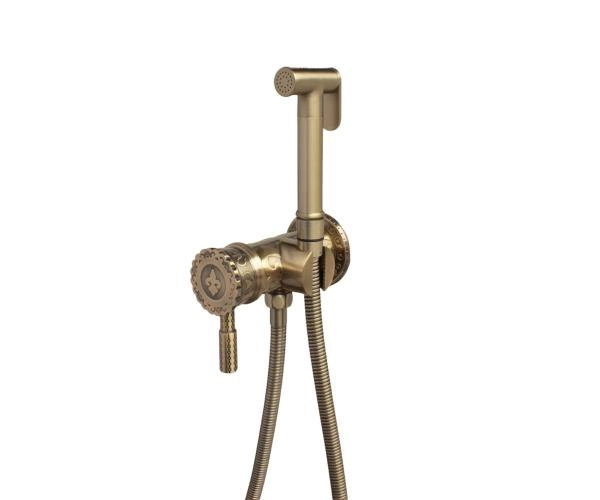 Гигиенический душ встраиваемый со смесителем ВИНДЗОР 702BR бронза