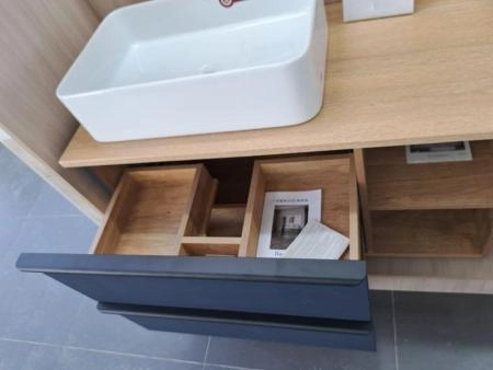 Тумба под раковину VENECIANA SANGRO 100 под наклад.умыв., с 2-мя ящ+ниши, индиго