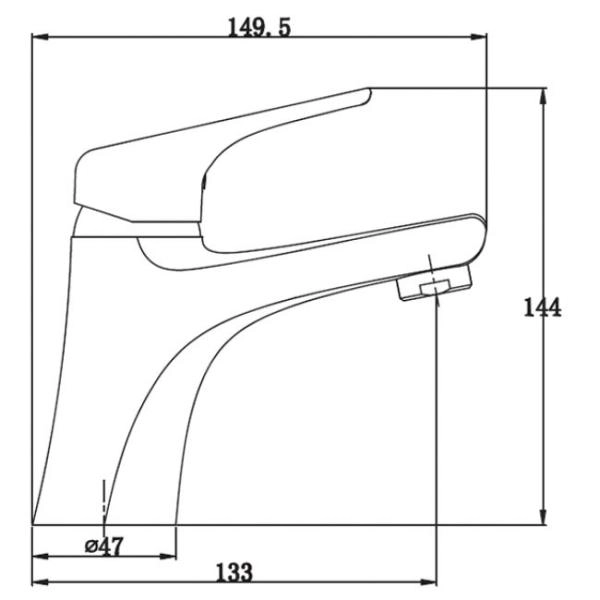 Смеситель для раковины KAISER ECO (11) хром