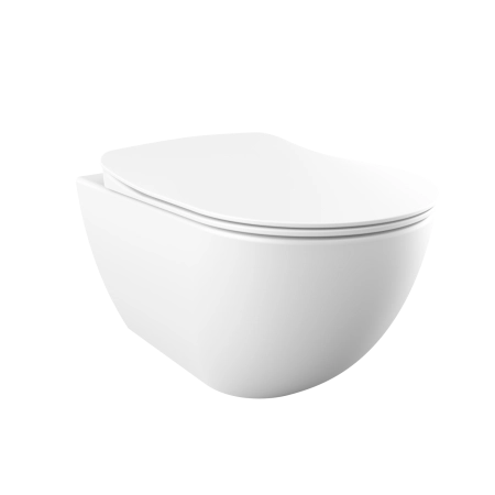 Унитаз CREAVIT FREE белый матовый подвесной FE320-11MB00E-0000 (сиденье отдельно)