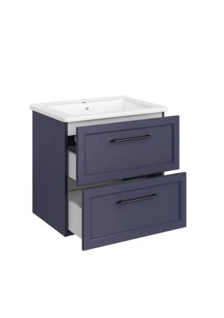 Тумба ASB-Mebel Белмонти 65 Софт синий подвесная под умывальник Оскар 65
