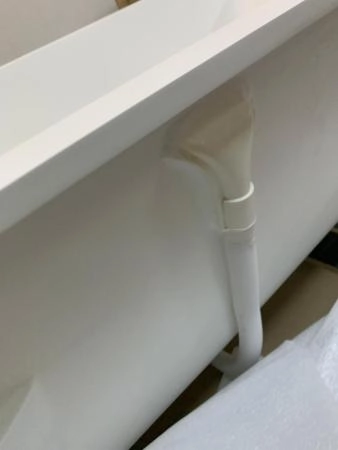 KNIEF Shape Selected Ванна встраиваемая, 180x80xH60cм, с щелевым переливо click-clack, белая мат(с комплектом ножек) (СПЕЦЦЕНА на 2 ванны из прихода!)
