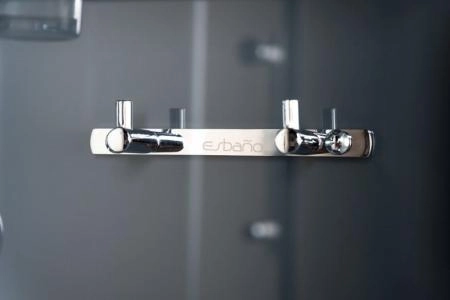 Душевая кабина Esbano 100x100 полукруг матовое стекло ESKG100CR