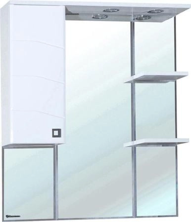 Зеркало-шкаф Bellezza Джулия 85 L с подсветкой белый