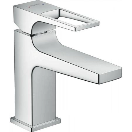 Смеситель Hansgrohe 74500000 Metropol для раковины 89 мм, Push-Open хром