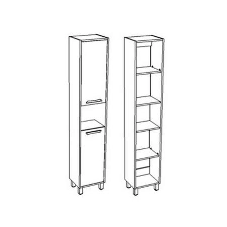 Шкаф-пенал Corozo Чикаго 35