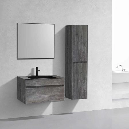 Тумба под раковину Vincea Chiara 800 подвесная, 1 выкатной ящик soft-close, G.Stone