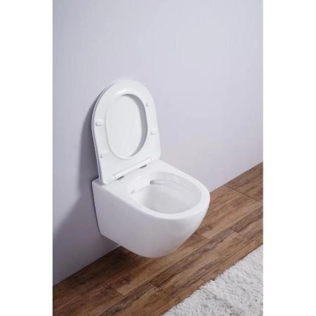 Унитаз Esbano AZALEA (White) подвесной безободковый микролифт