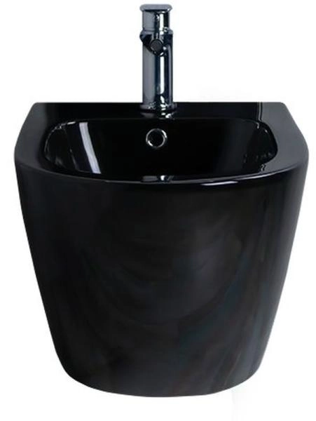 Биде Gid BDP-96BL 48 см подвесное черный глянцевый