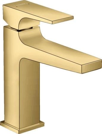 Hansgrohe 32507990 Metropol Смеситель для раковины 117 мм, Push-Open полированное золото