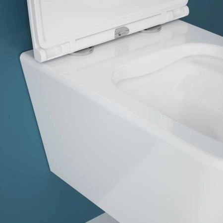 Унитаз подвесной ESBANO GARTEZ-51 безободковый подвесной белый 510x360x360