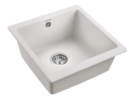 Мойка для кухни Paulmark BRILON, PM104546-WH, белый, 445х460, подст. мон. Paulmark