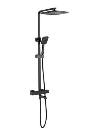 Душевая система ESKO Singapore black с термостатом STT5054 BL черный