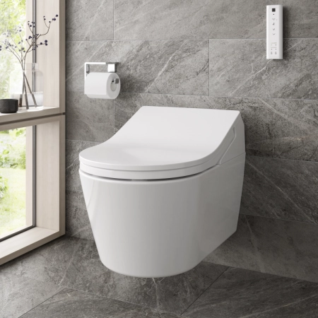 Toto Washlet RX Ewater+ сиденье 383х579х146 мм, с дистационным управлением, для унитаза CW542EY, цвет белый