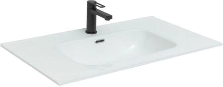 Тумба под раковину LA FENICE TERRA Bianca белая 80 FNC-01-TER-B-80 белый матовый