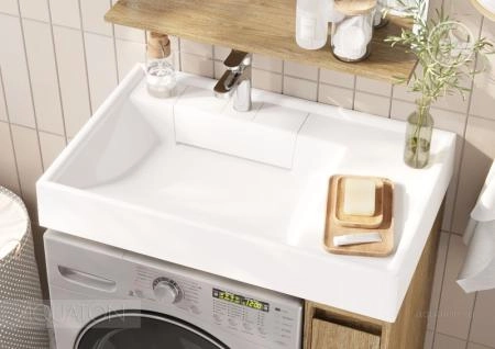 Тумба под раковину AQUATON Лондри 20 Дуб Кантри без фасада 1A267101LHDY0