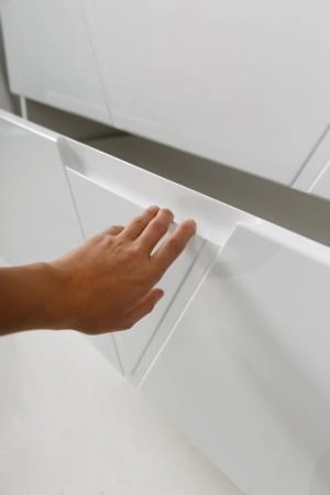 Тумба под раковину Belbagno VITTORIA-800-2C-SO-BL Bianco Lucido 80 см подвесная