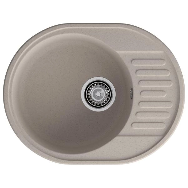 Кухонная мойка GranFest QUARZ 58, песочный