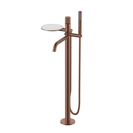 Смеситель STICK Boheme напольный BRUSHED BRONZE ручка LINEA 129-BRB.3