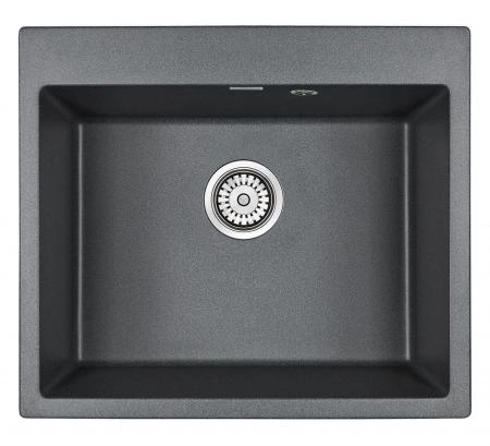 Мойка для кухни Paulmark KANTE, PM106052-DG, графит, 600х520 мм
