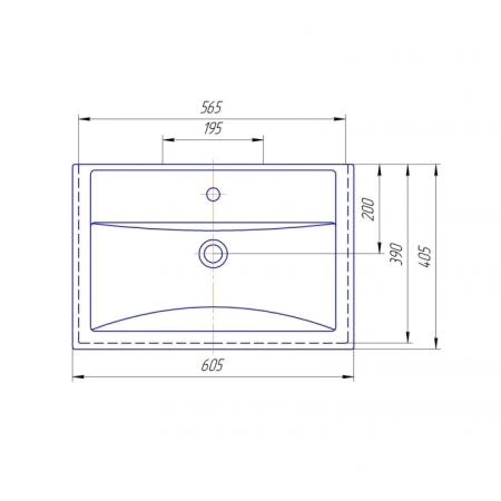 Раковина СаНта Фостер 60 см