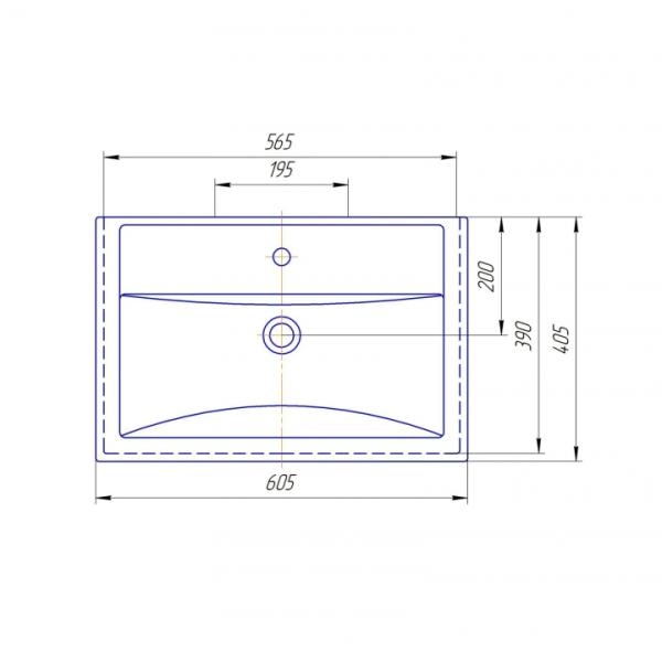 Раковина СаНта Фостер 60 см