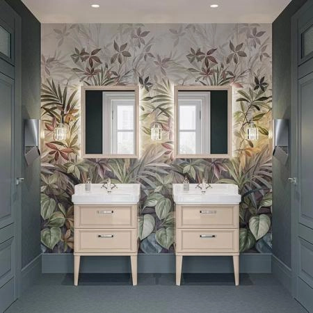 Kerama Marazzi Pompei 60 Зеркало 60см., подвесное, цвет: камео бежевый глянцевый