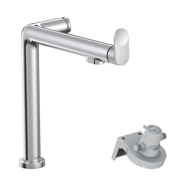 Смеситель Hansgrohe 76804000 Aqittura для кухни FilterSystem 239 мм, под питьевую воду хром
