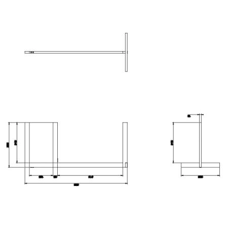 Gessi Inverso Accessories Полотенцедержатель, напольный, цвет: Warm Bronze Br PVD