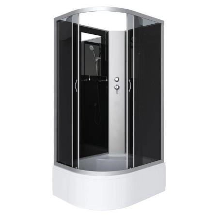 Душевая кабина Niagara NG-2510-14RBK 1200х800х2000 высокий поддон 40см стекло тонированное
