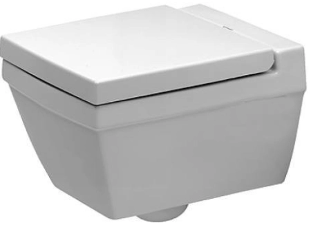 Duravit 2nd floor унитаз подвесной 540 мм вертикальный смыв, цвет белый