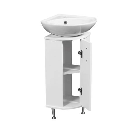 Тумба под умывальник Stella Polar Концепт 30, угловая Веер 30