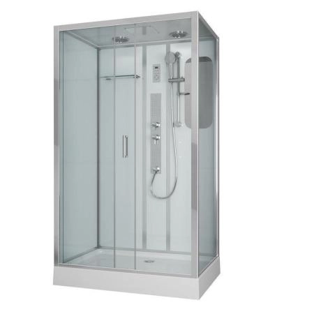 Душевая кабина Niagara Premium NG-6012-01GQL (1200х800х2100) низкий поддон(16 см) стекло ПРОЗРАЧНОЕ
