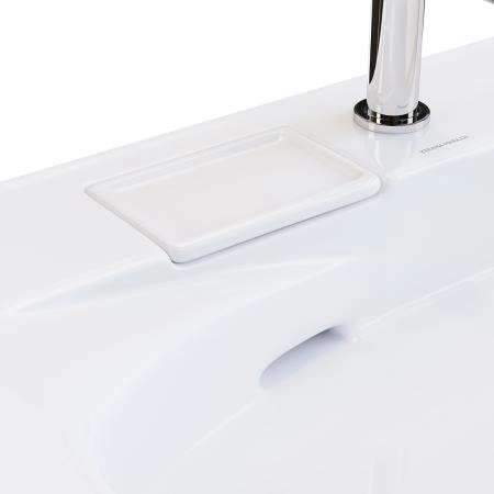 Раковина Kerama Marazzi RIVA РИВА RV.wb.100Rh мебельная правая с крепежом 100, белая глянцевая