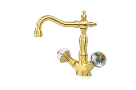 Смеситель для умывальника Boheme высокий _Комплект 312-FL