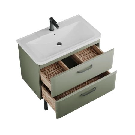 Тумба Veneciana TIBR 80 под умывальник Atlantica 80 олива